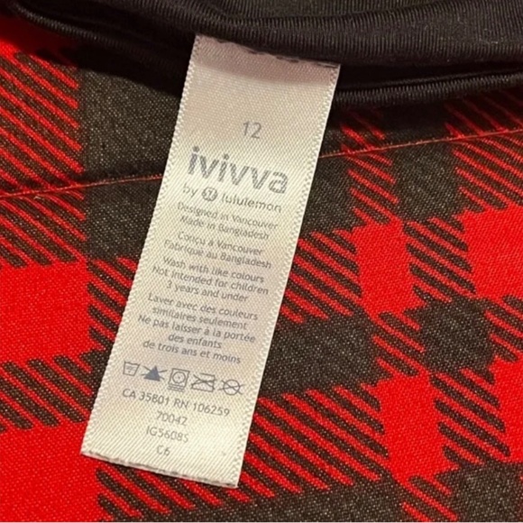 Ivivva By Lululemon Rhythmic Tight Se Mesh Stripe Leggings Size 12 Black Dance - Picture 6 of 10